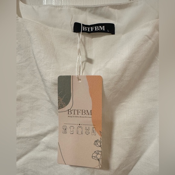 BTFBM 2 piece sleeveless crop top and maxi skirt with pockets - Picture 7 of 7